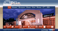 Desktop Screenshot of cityofpearl.com